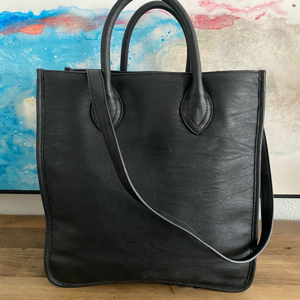 JCrew Factory Faux Leather Tote